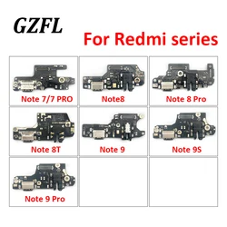 Conector de carregador USB para Xiaomi Redmi Note 7, 8, 8t, 9, 9s, 9pro, com cabo flexível