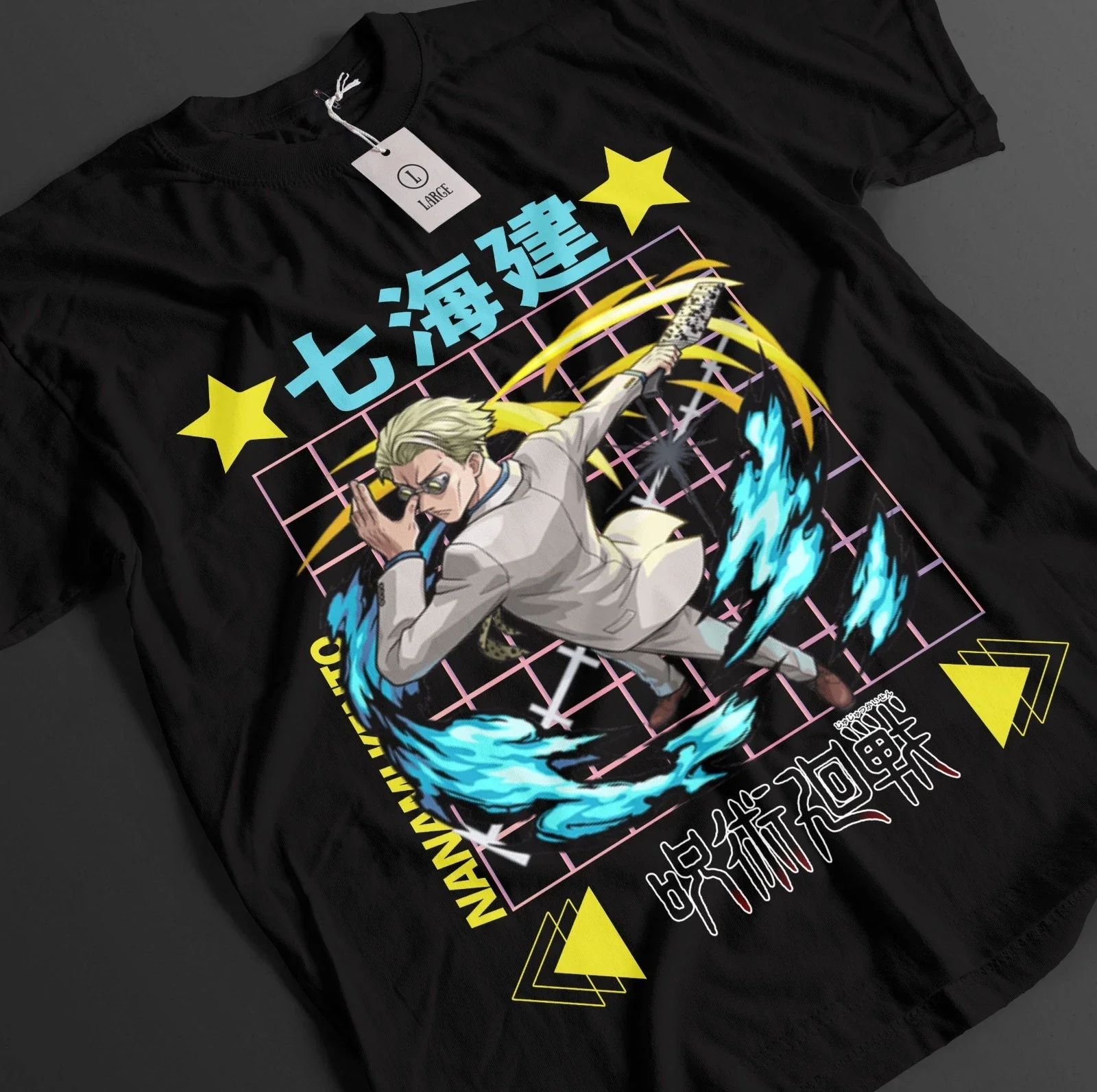 2026 Summer Jujutsu Kaisen Retro Cosplay T-shirt Men's Super Casual Cotton Printed Short-sleeved Unisex Children's Sports Shirt