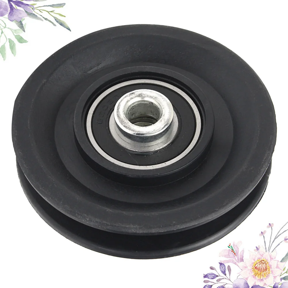 

1pc 3.5 Inch 90Mm Iron Powder Metallurgical Strength Wheel Heavy Duty Fitness Equipment Guide For Home Workout