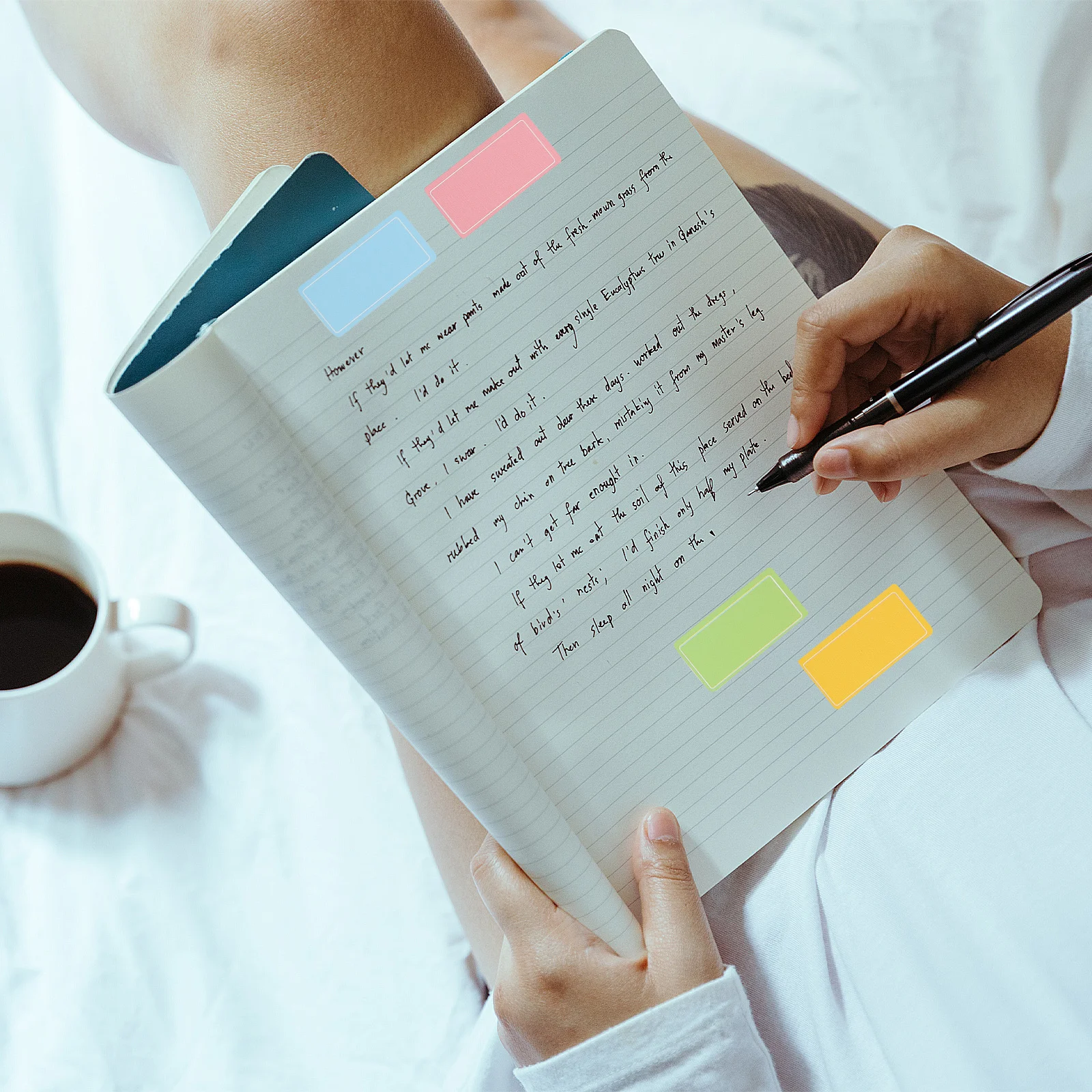 

40 Sheets Exquisite Design Self-Adhesive Label Patches Long Lasting No Fade Break Classification Marking Accessories