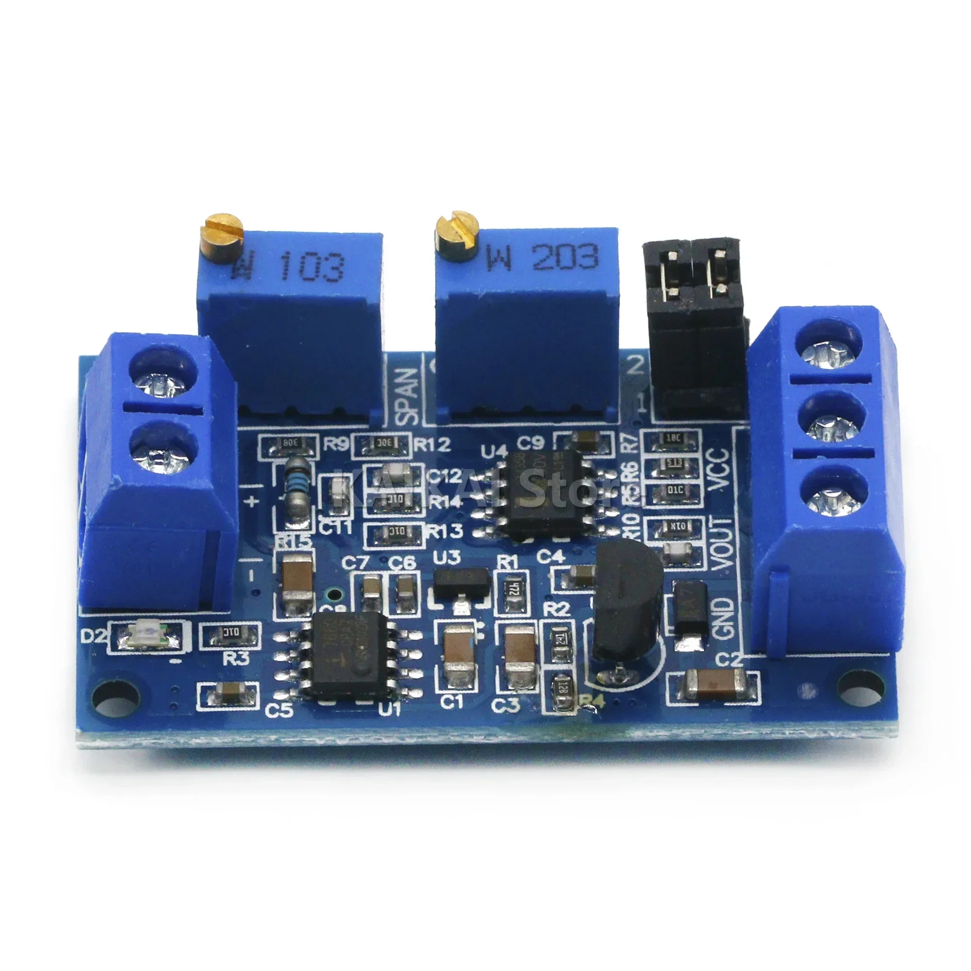Current To Voltage Module 0 -20mA/4 -20mA to 0- 3.3V/0 -5V/0 -10V Voltage Transmitter Signal Converter Module