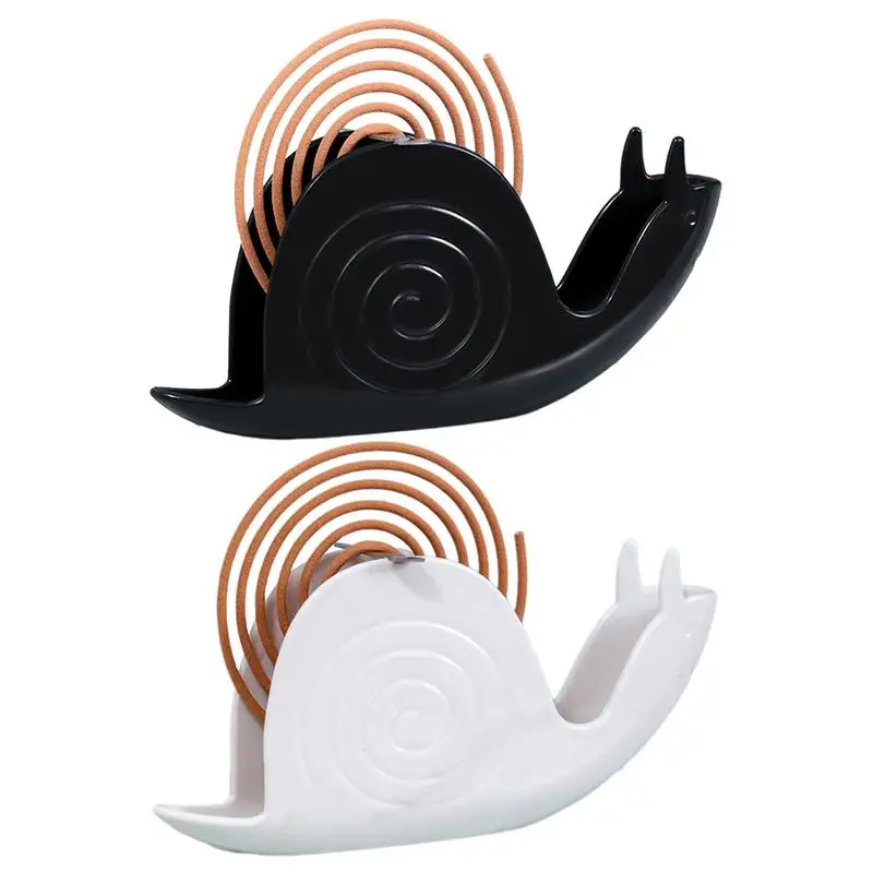 Mosquitoes Incense Burner Holder Modern Snail-shaped Mosquito Coil Incnse Burner Frame For Household Bedroom Patio