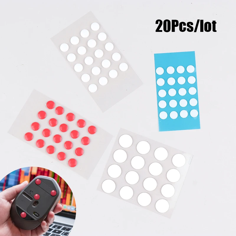 1set Small Round Dot PTFE Mouse Skates DIY Mice Glide Feet ICE Control Speed Version Wear Resistant Esports Universal Mouse Feet