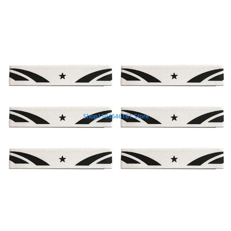 

Badminton Racket Stickers Full Cover Border Anti-Collision Strips Anti Scratch Racket Head Sticker Easy to Use