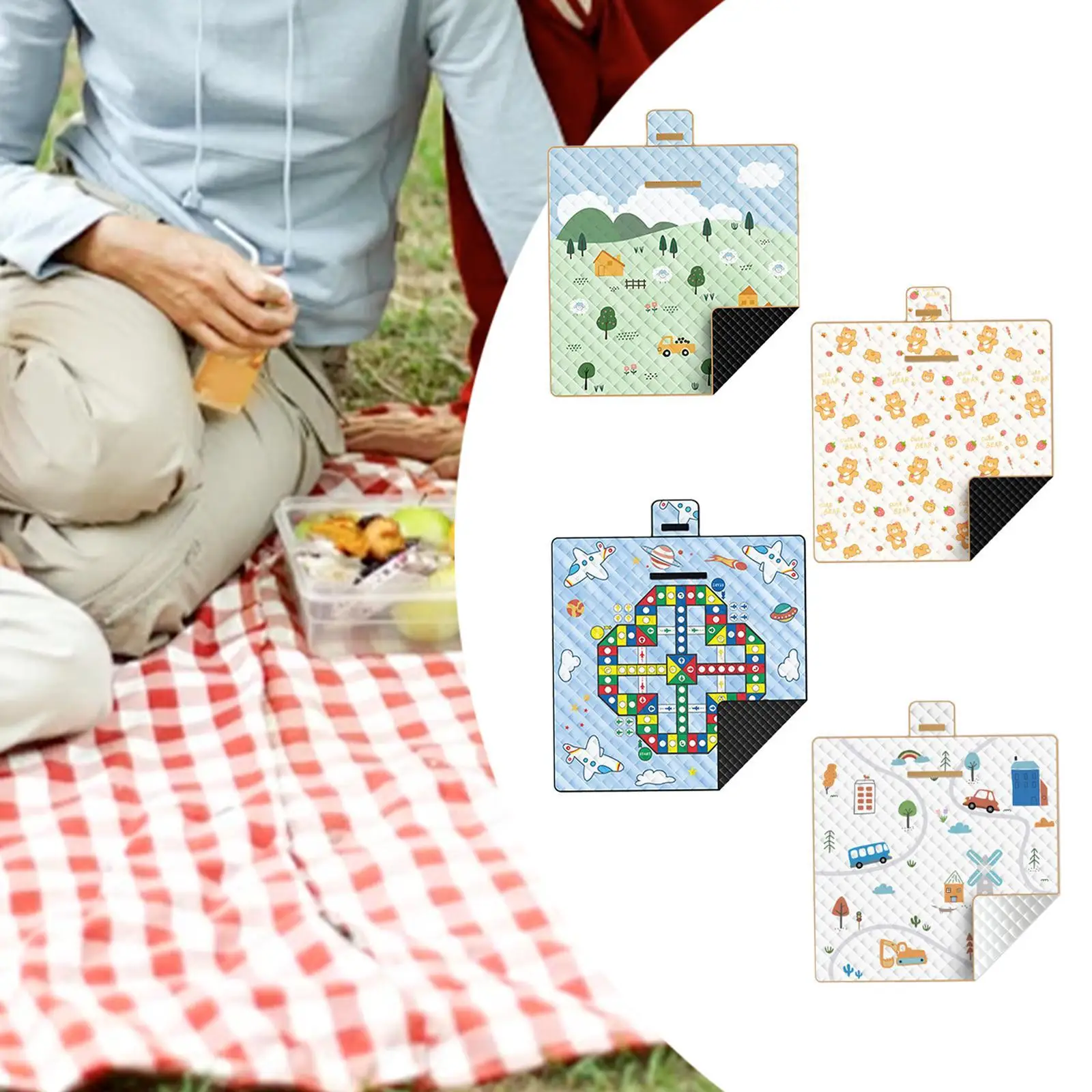 

Picnic Blanket Camping Blanket Foldable Multipurpose Lightweight Outdoor Camping