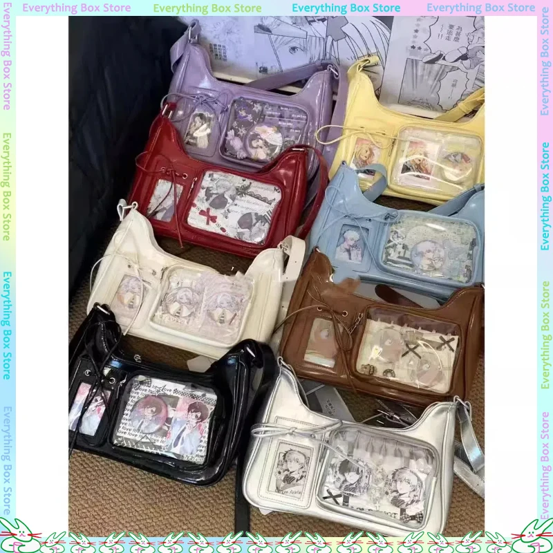 

Small Card Version Versatile Original And Anime Itabag Small Crowd Design One Shoulder Commuting Messenger Bag For Students