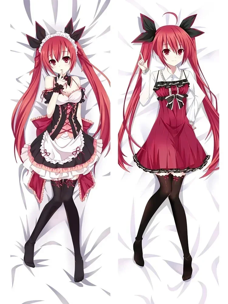 Anime DATE A LIVE Hugging Body Pillowcase Itsuka Kotori Efreet Elohim Gibor Dakimakura Pillow Cover Case Double-sided Print