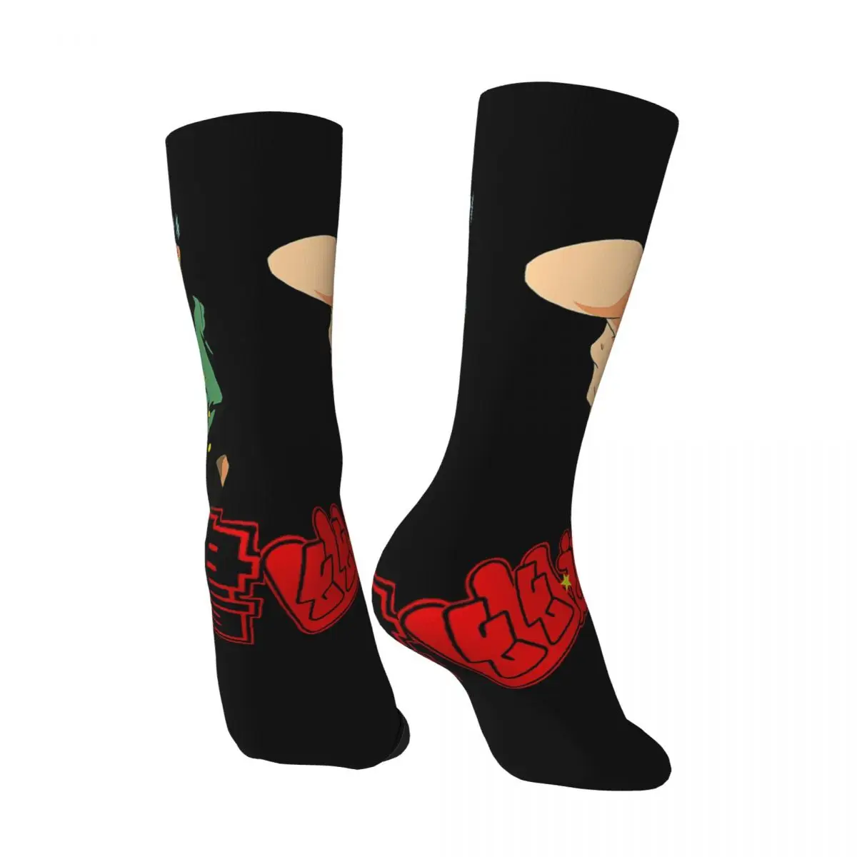 Vintage Urameshi Yuusuke Pistol Crazy Men's compression Socks Unisex Yu yu hakusho Harajuku Seamless Printed Funny  Crew Sock