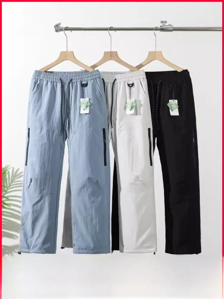 

Trendy Outdoor Snow Skiing Straight Leg down Jaet Pants ex Autumn Winter Warm Functional Cargo Trousers for Couples