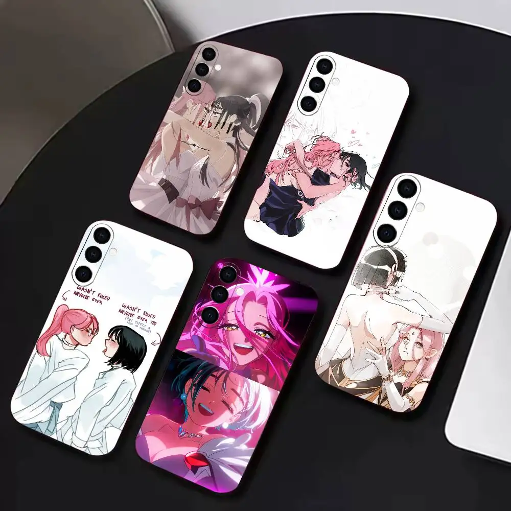 GL Alien Stage Sua Mizi Phone Case For Samsung A72,A53,A71,A70,A52,A73,A51,Silicone Black Soft