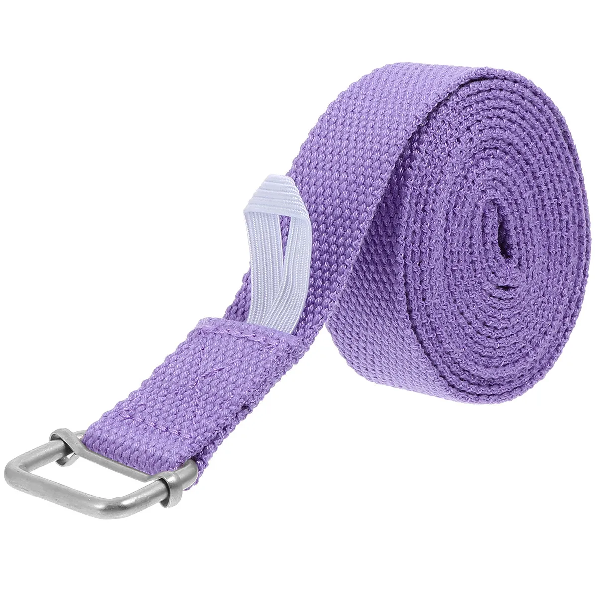 1Pcs Natural Cotton Yoga Pull Band for Effortless Stretching Flexibility Improvement Strength Support All Yoga Levels Portable