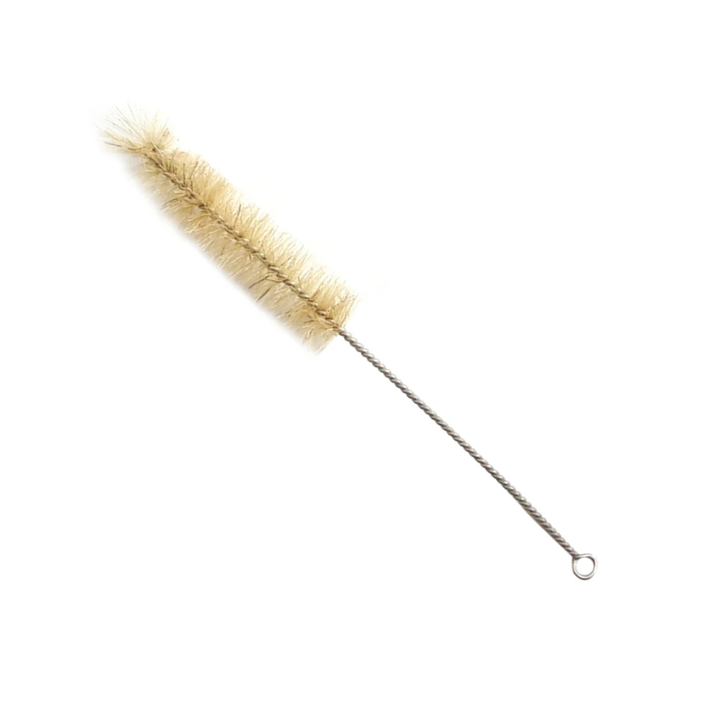 

18Cm Nylon Tube Brush Set For Drinking Straws Glass Stainless Steel Skinny Straw Cleaner Bristle Metal Core Easy Bpa