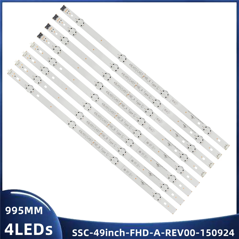 

For 49LH570A 49UM6950 49LH51_FHD_A/B SSC_49inch_FHD_A B 49LH590V 49UH603V 49LW340C 49LW340H 49LH570V 49UH620V LED Strip