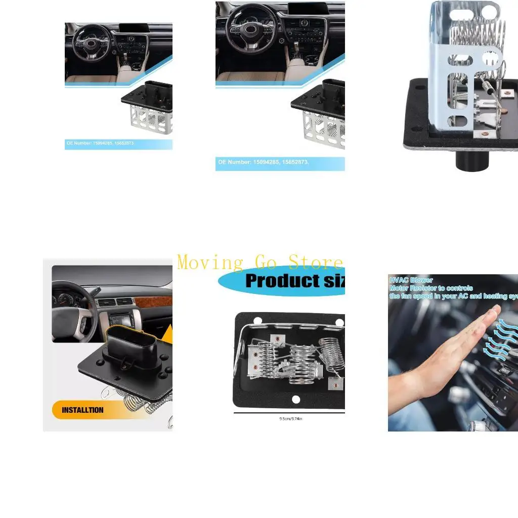 

B5XD Auto Accessories for C1500 C2500 RU1027 HVAC Heater Blower Motor Resistor