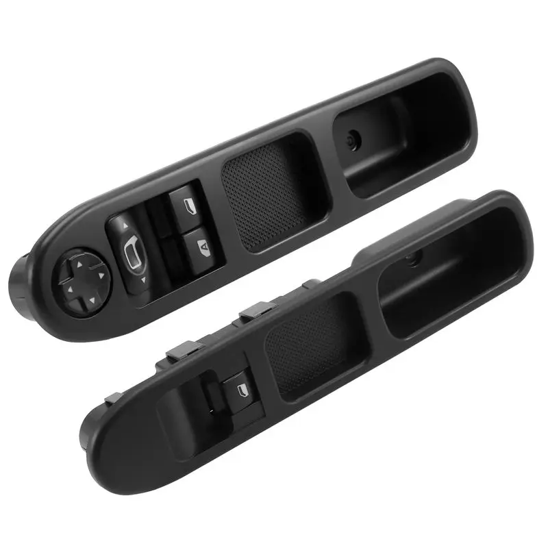Classic-2Pcs Driver Side + Passenger Side Electric Power Window Control Switch For 207 2007-2015 6554QC 6490HQ 6554HJ