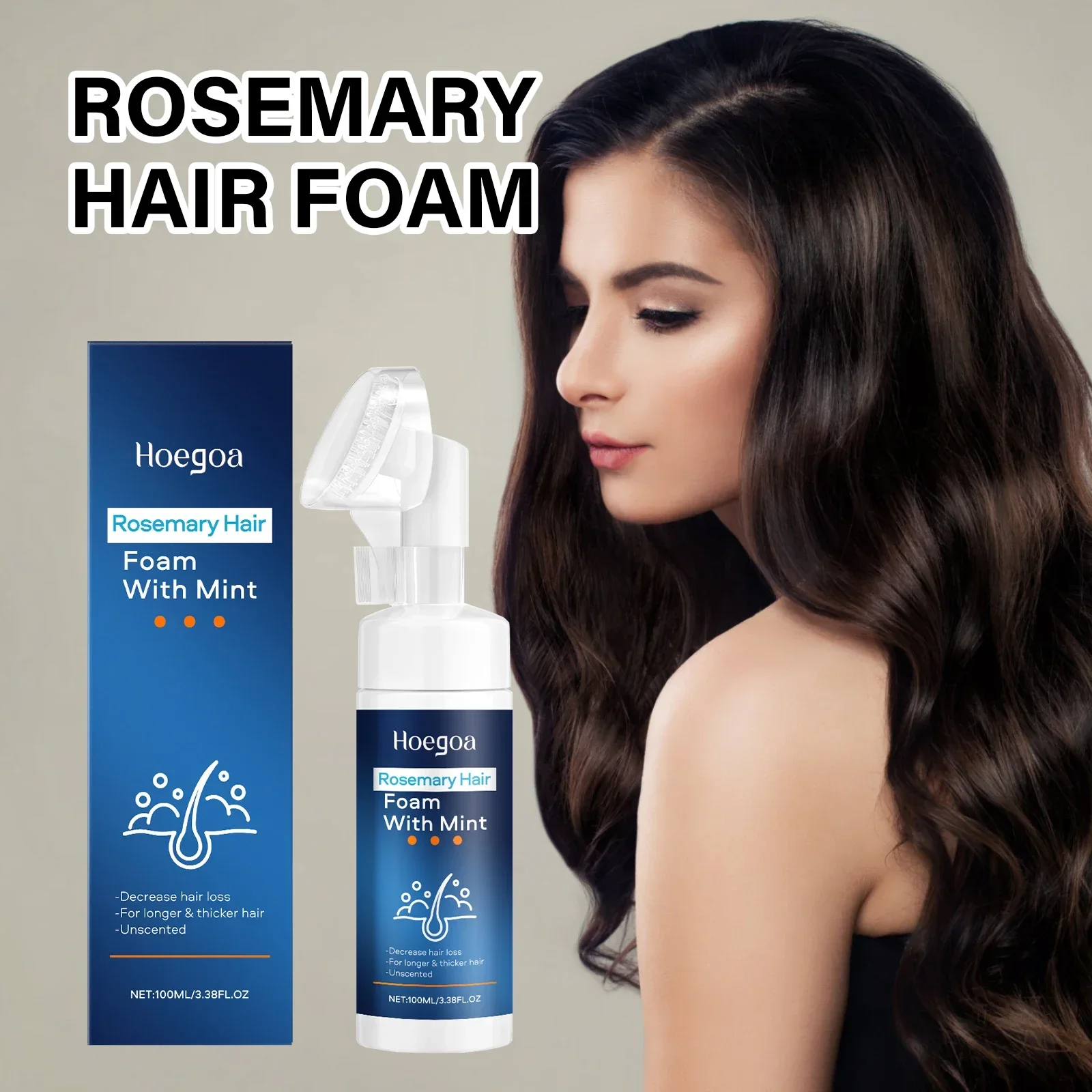 Hair Care Foam Mousse Deep Cleansing Moisturizing Scalp Moisturizing Spray Hair Essence