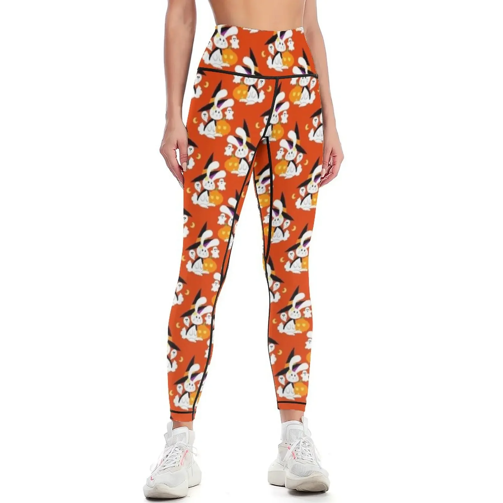 

Halloween Witch Bunny Pattern Leggings push up legging legging push up Legging sexy woman push up fitness Womens Leggings
