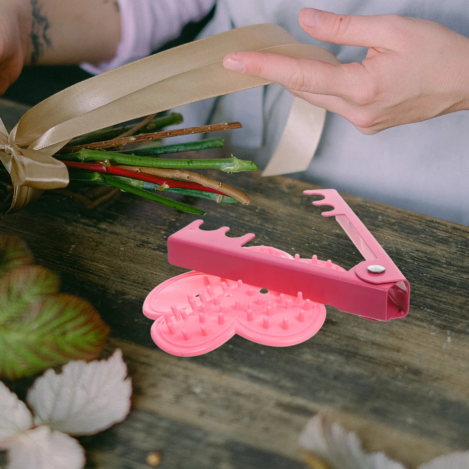 2Pcs Thorn Remover Garden Tool Set Ergonomic Rose Leaf Stripper Floral Stem Stripping Tool for Garden Floral Crafting