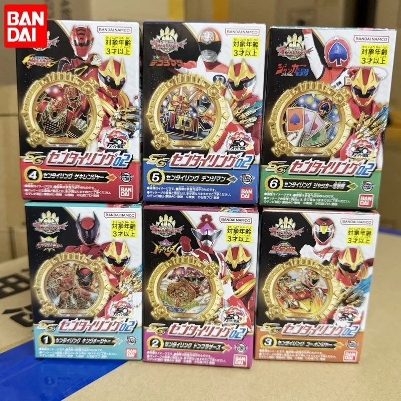 

Bandai No.1 Sentai Gozyuuger Beastial Prop Ring Fierce God Beast King Style Candy Toyssg Leon Buster Ring Action Figure Toy Gift