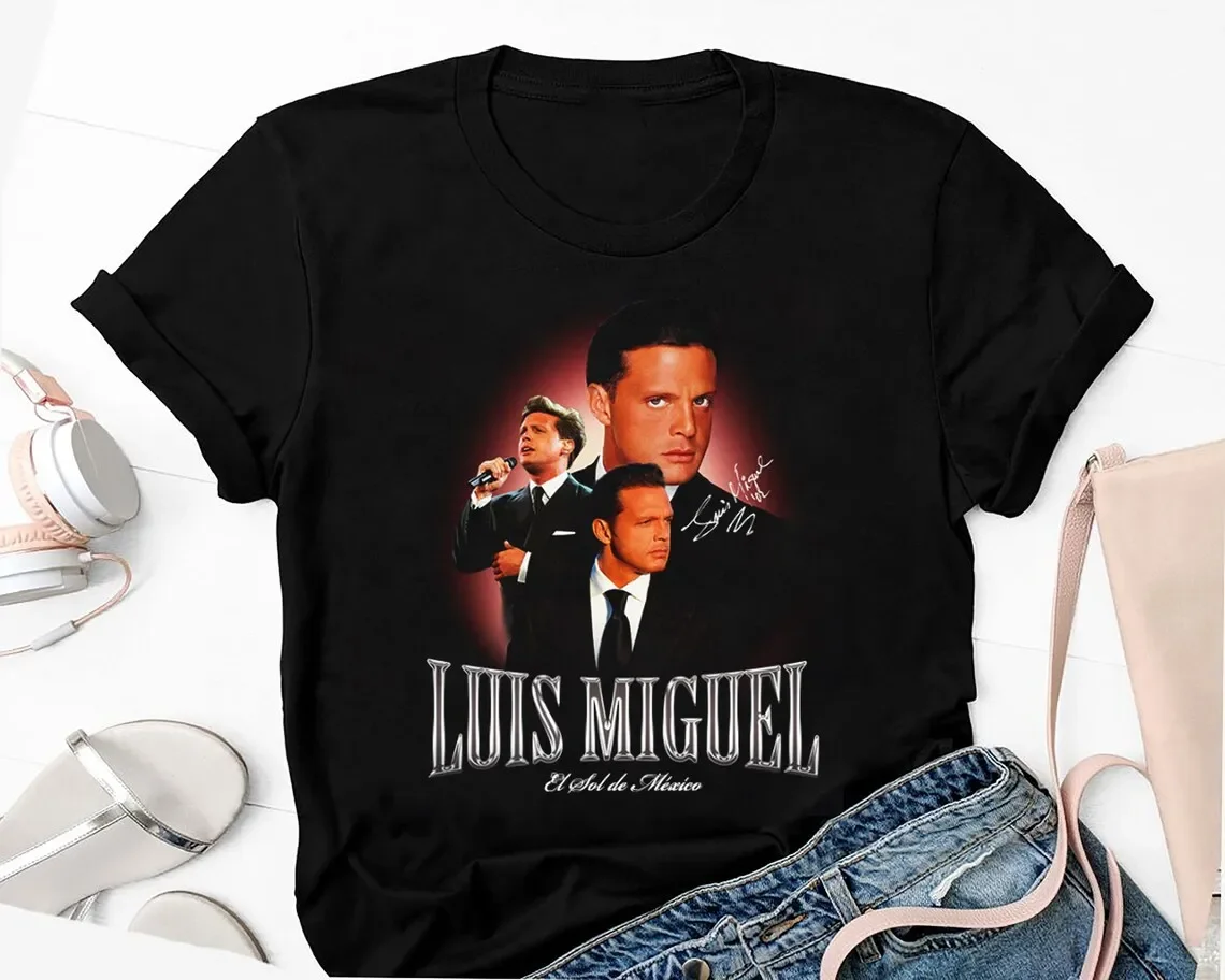 Signature Luis Miguel Shirt Graphic Tour 2024 Shirt  Concert  Fan Gift Shirt  90s V