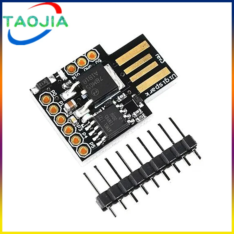 Плата разработки Attiny85 Digispark Kickstarter Micro USB, миниатюрный модуль с поддержкой IIC I2C и SPI Vis USI для Arduino IDE 1,0 +