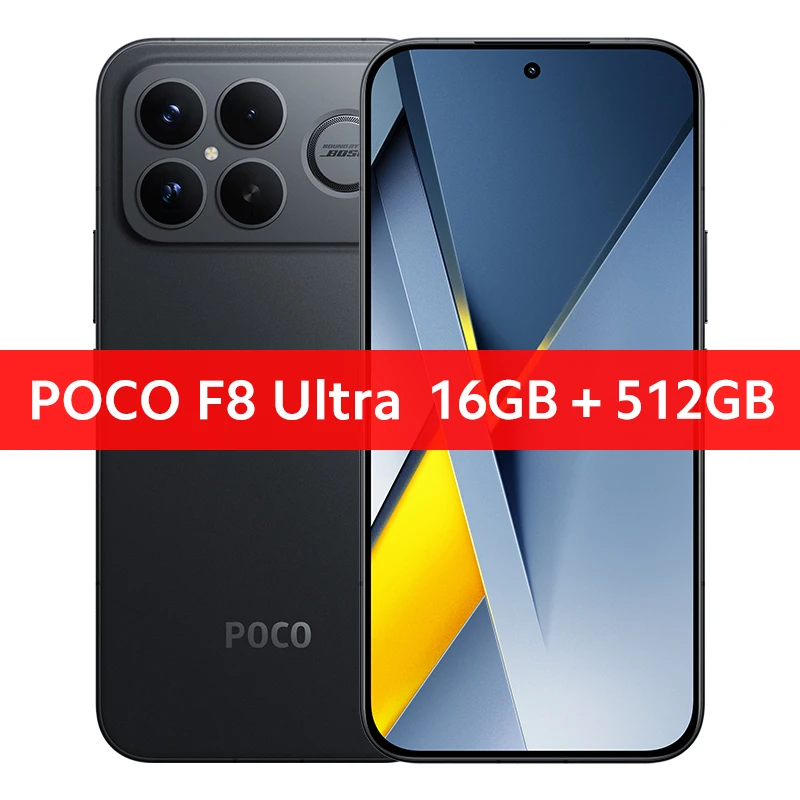 POCO F8 Ultra Global Version Snapdragon 8 Elite Gen 5 NFC 50MP