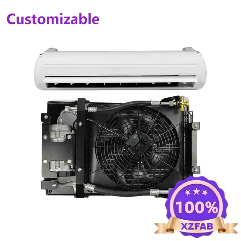 Factory Direct 2026 Parking air conditioner for station wagon, vehicle refrigeration frequency conversion 12V24V bottom integrat