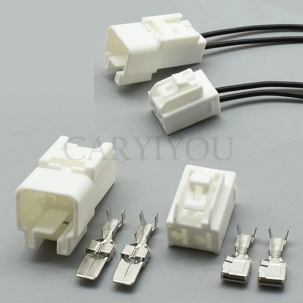 1 Set 7282-3020 7283-3020 Car Wire Female Male Cable 2 Pin Waterproof Automotive Connector Plug Socket With Terminal