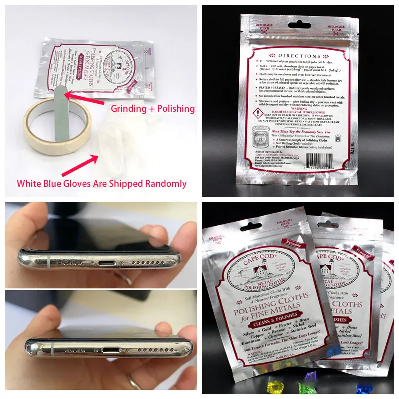 

Полировка часов для тонких металлов, двойная упаковка для часов, удаление ювелирных изделий, скретч для часов с подарочным набором