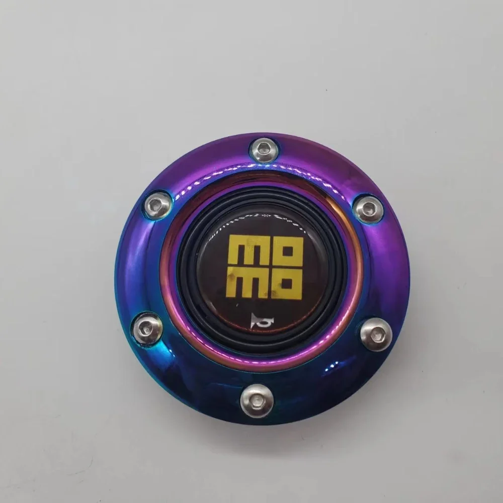 Steering wheel horn button Aluminum alloy scratch resistant Fantasy personality decorative Horn cover