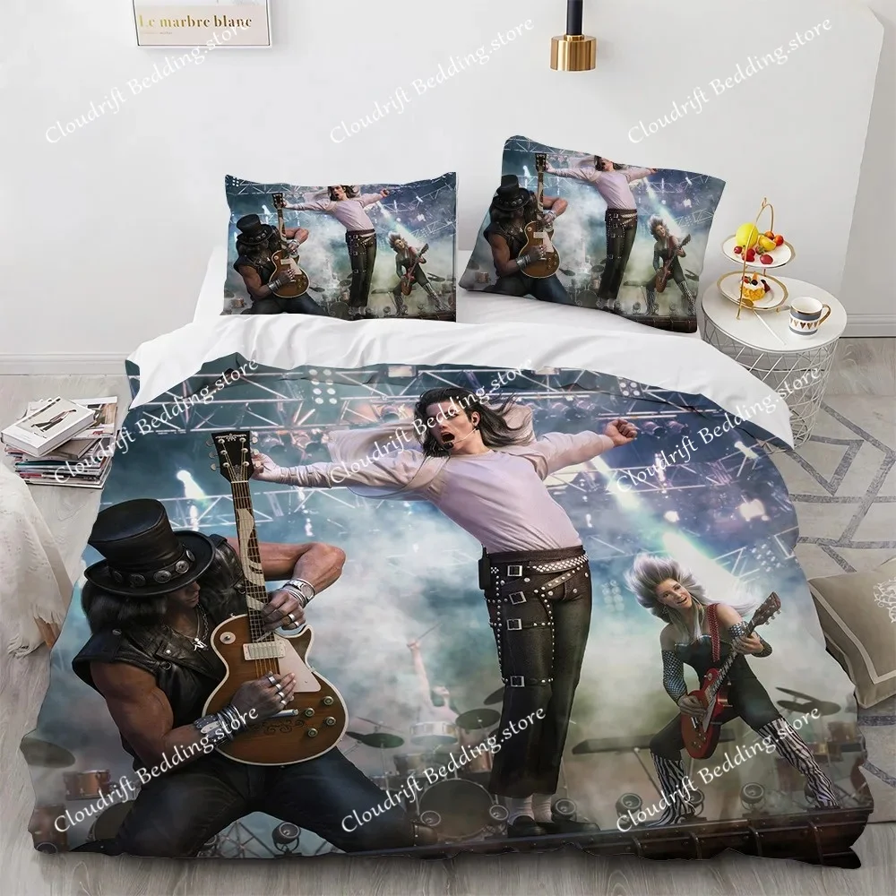 3D Printed Michael Jackson Bedding Set Duvet Covers Pillowcases Comforter Bedding Set Bedclothes Textile Home Queen King Single