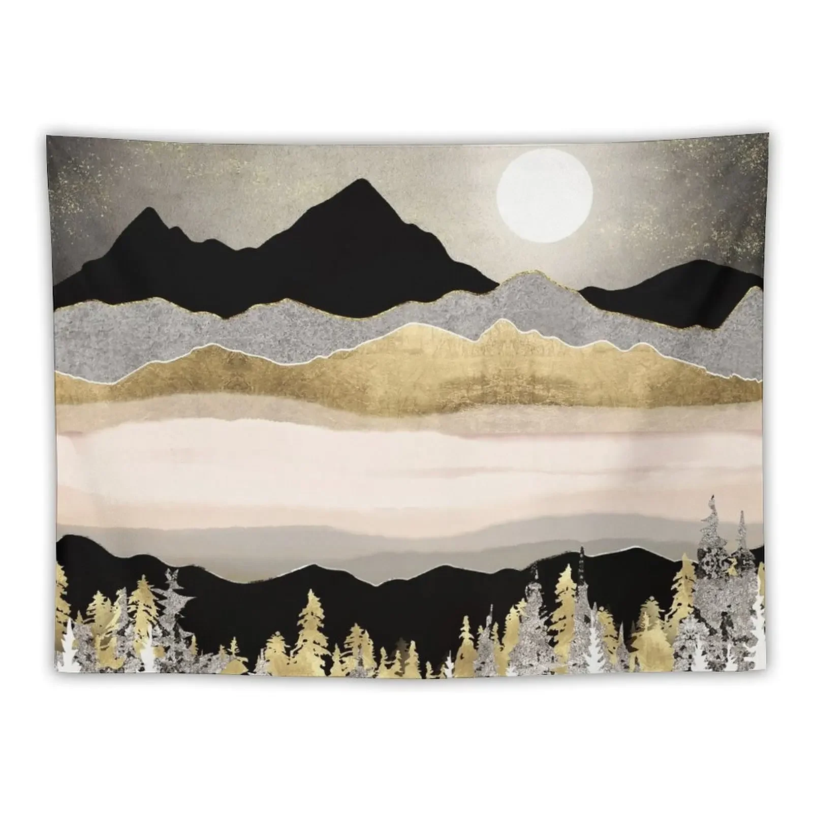 Winter Moon Tapestry Bedroom Decor Room Decor For Girls Aesthetic Room Decor Korean Bathroom Tapestry