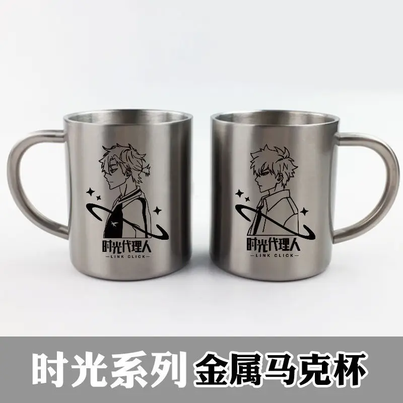 Anime Link Click Charles Lucas 300ml Double Wall 304 Stainless Steel Cup Coffee Milk Tea Water Travel Mug for Outdoor Drinking