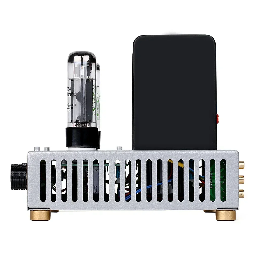 

APPJ EL34 12AX7Tube Amplifier HIFI EXQUIS Class A Single-ended Mini Tesktop AMP