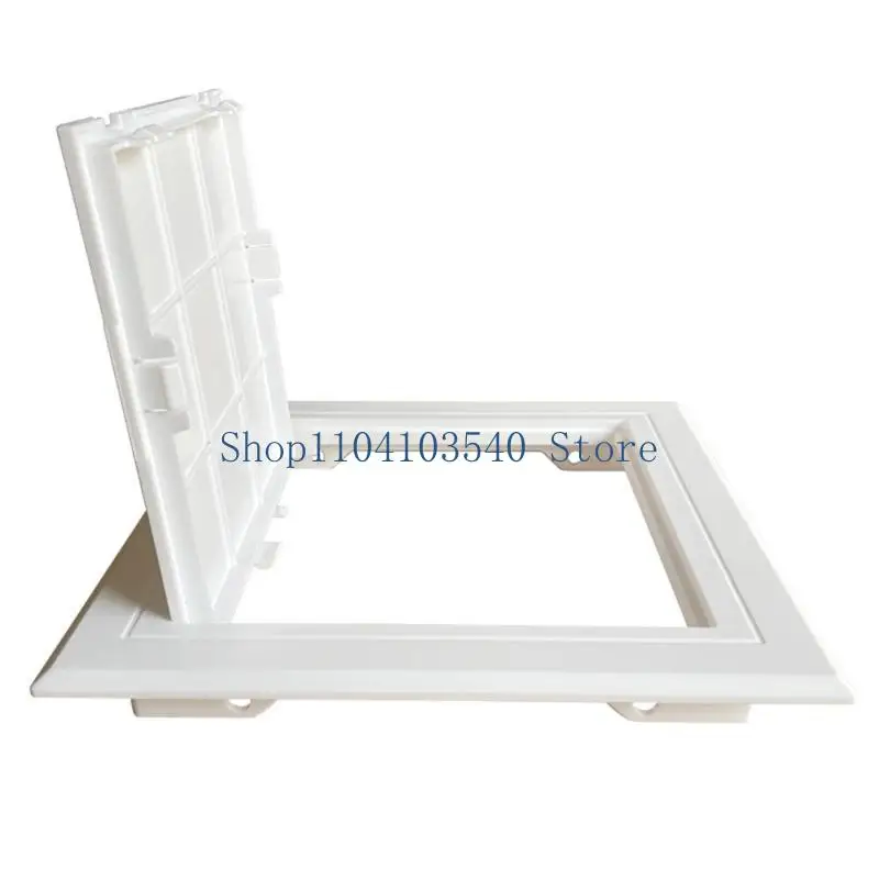 02DC White ABS Access Panel Cover For Interior And Ceilings Featuring securitylock System