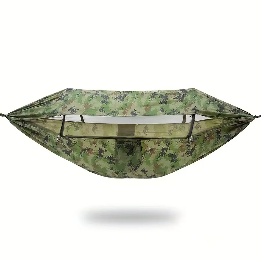 

New automatic quick-opening mosquito net hammock single double outdoor camping recreational mosquito-proof hammock camping