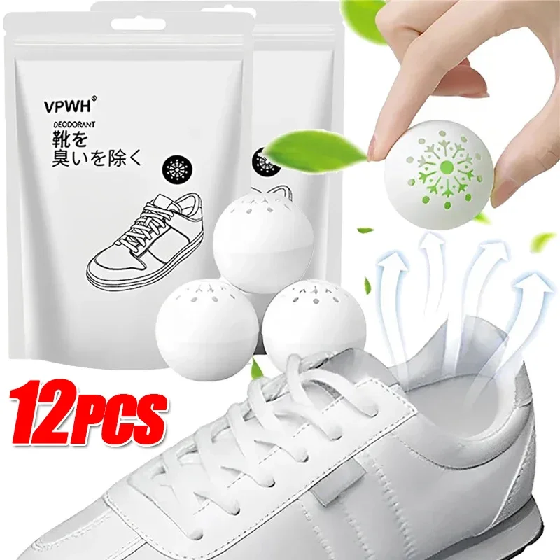 12/1Pcs Shoes Deodorant Balls Cars Tea Scent Fresheners Home Gym Bag Shoes Freshener Closet Toilet Fresh Deodorization Balls