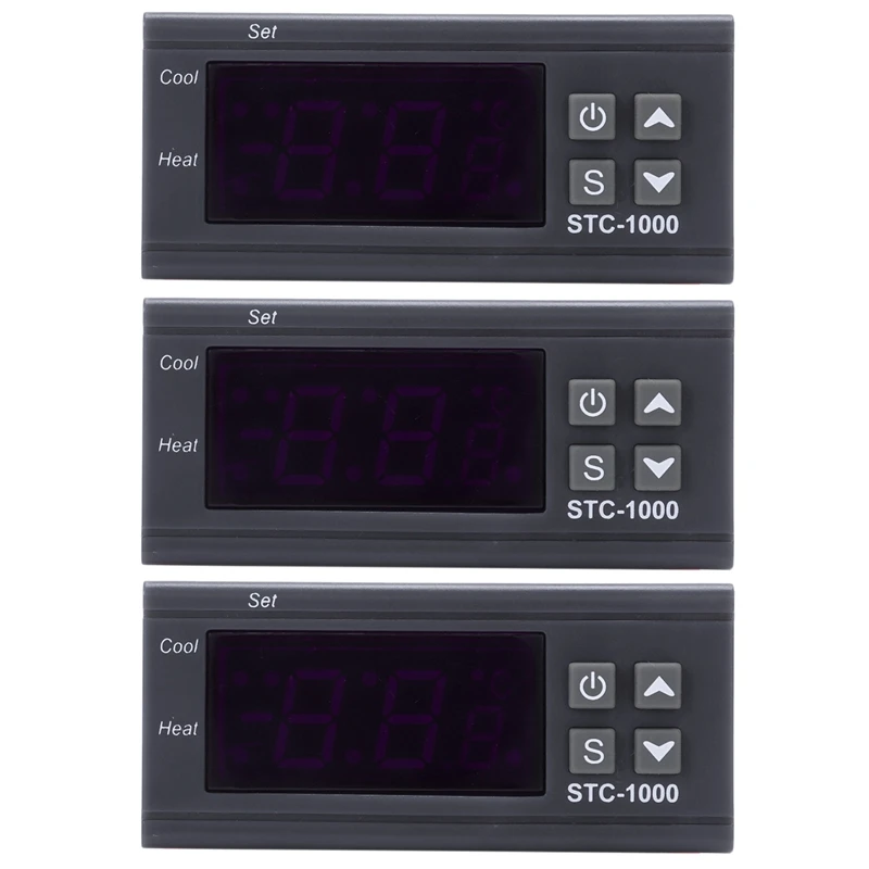 

RISE-4X 220V Digital STC-1000 Temperature Controller Thermostat Regulator+Sensor Probe