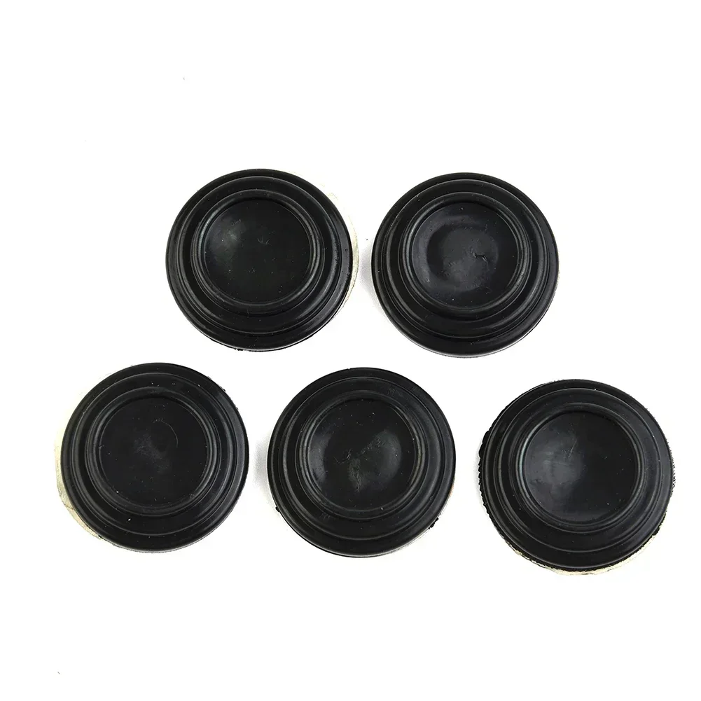 Absorber Sticker Car Shock Stickers Suitable For Car Buffer Pad Shock Absorber 5Pcs Black Buffer Gasket Mute Gasket