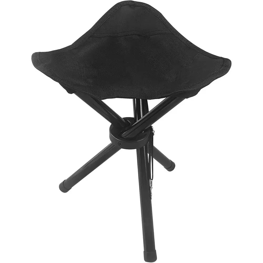 

Portable Folding Camping Stool, Lightweight Outdoor Tripod Seat, Durable Camping Chairs, Ideal for Picnics, Beach, Garden, and H