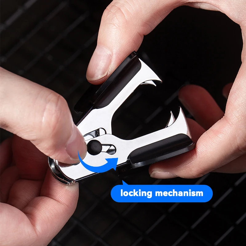 1PC Mini Nietjesverwijderaar Nietjes Kantoorbenodigdheden Algemene Mini Nietmachine Verwijdering Nail Out Extractor Puller Briefpapier Gereedschap