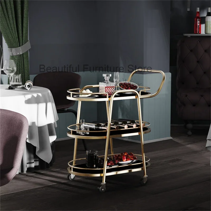 Candy Golf Cart Grocery Mobile Coffee Camping Bar Tea Trolley Rack Cart Tool Carrito Organizador Con Ruedas Kitchen Furniture