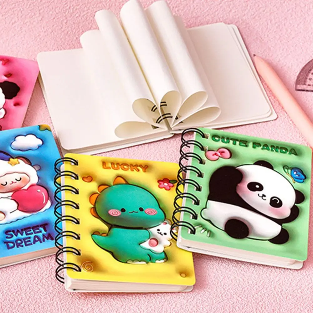 

2PCS Memo Diary Planner A7 Mini Notebook Taking Notes Word Book Pocket Notepad Agenda Organizer Thickening Diary Notebook