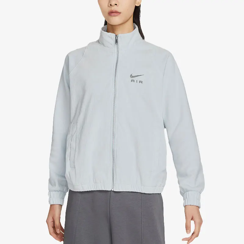 

Оригинальный продукт Nike, женская удобная повседневная спортивная куртка на молнии с воротником-стойкой DQ6929-043