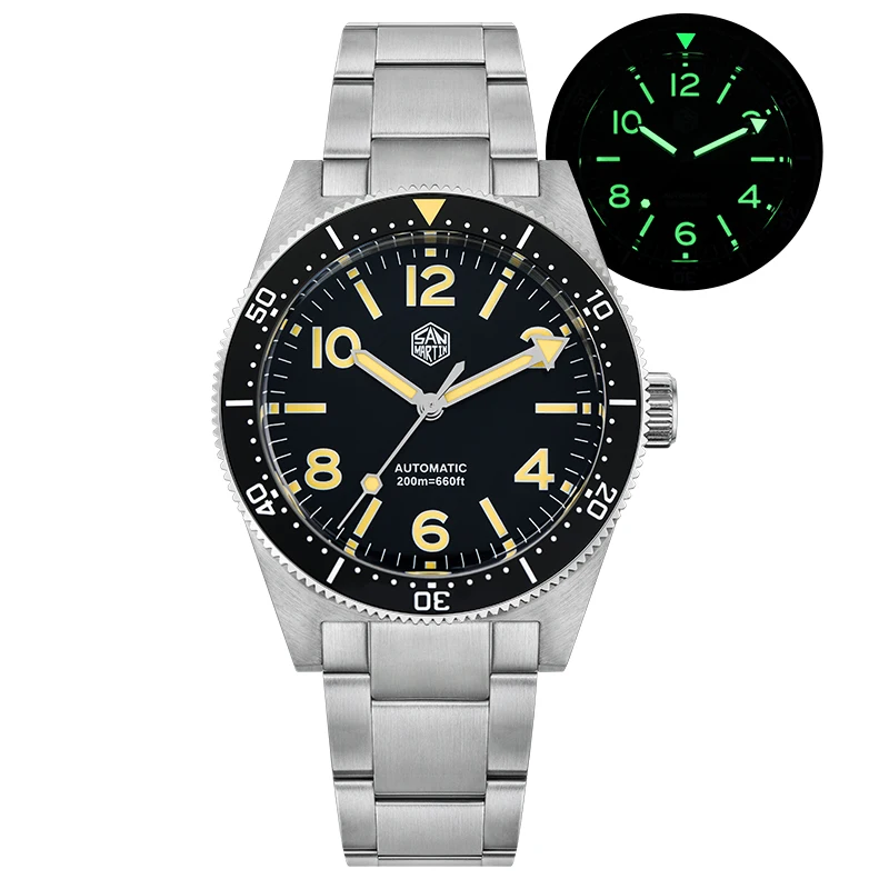 San Martin SN0007 Limited Edition 39mm 62mas Dive Watch NH35 NH38