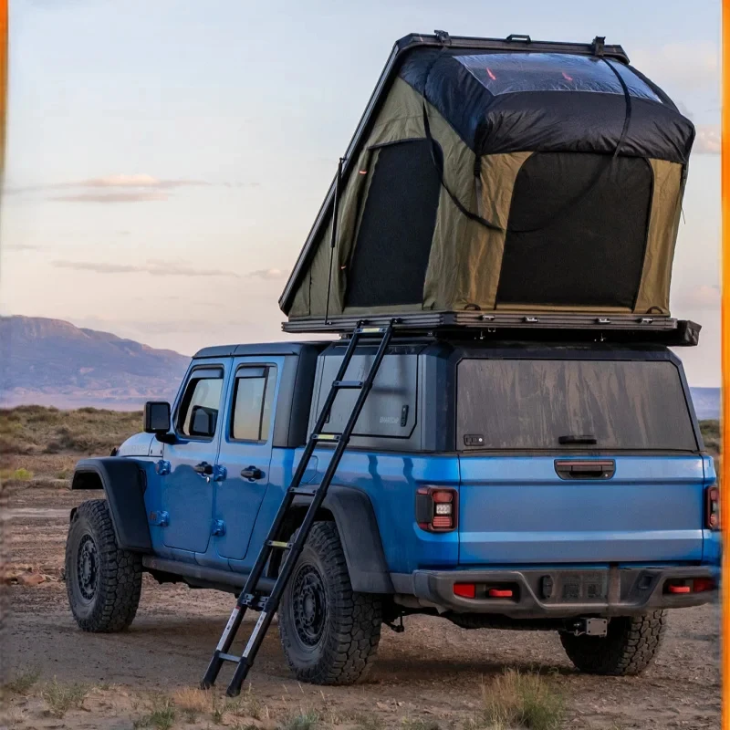Hot Selling Outdoor Camping Hard Top Off-Road SUV Automatic Folding Roof Tent -Condensation High Quality
