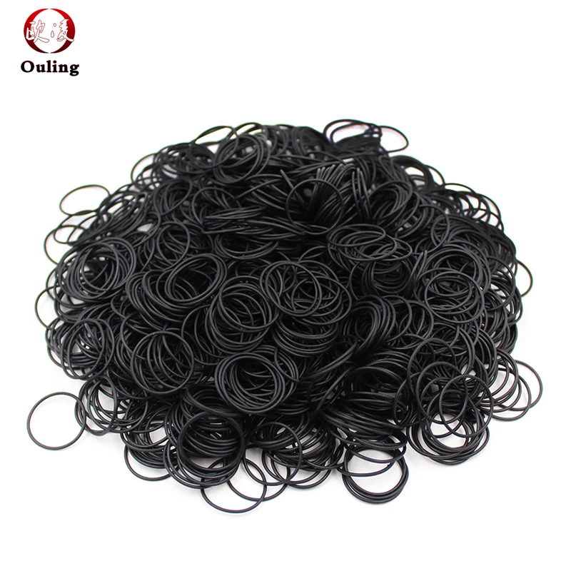 O-Ring Thickness 1/1.2/1.5mm Cross Section CS NBR Nitrile Rubber Sealing Gasket Rubber Washer Ring Wholesale in Specifications
