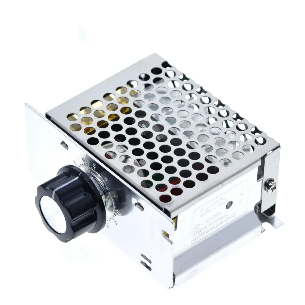 4000W 220V AC SCR Motor Speed Controller Module Voltage Regulator Temperature Dimmer for Electric Furnace Water Heater LED Light