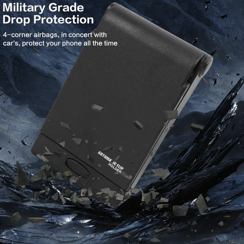 Mini Protable Foldable Automatic Flip Cover Cellphone Stands for IPhone Samsung Xiaomi Tablet Mobile Phone Desktop Lazy Holder