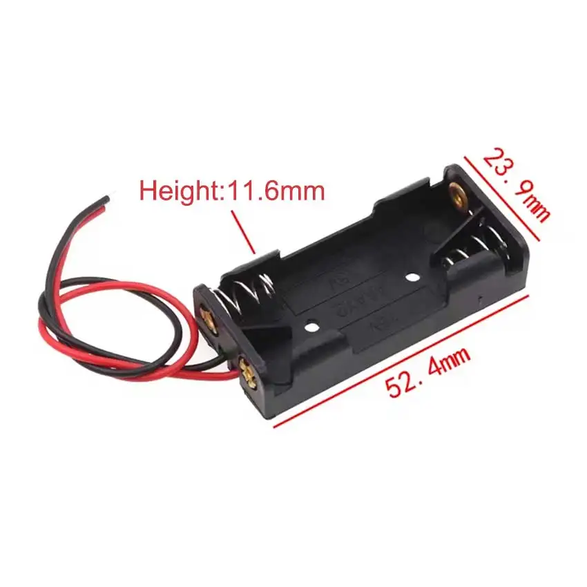 JCD 1/2/3/4/6/8 Slot AAA Batterie Fall AAA Batterie Box AA Batterie Halter Buchse AAA DIY Führt Mit 1 2 3 4 6 8 Slots